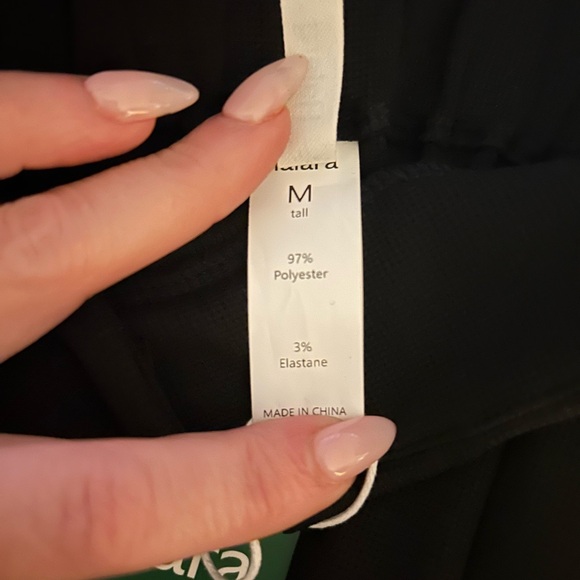 Halara Flex™ High Waisted Plicated Side Pocket Wide Leg Waffle Work Pants - Picture 2 of 4